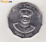 Bnk mnd Tonga 50 seniti 2002 ,FAO , personalitate, Australia si Oceania