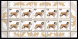 Germania 1996 fauna caini MI 1836-1840 kleib. 10 serii MNH w17, Nestampilat