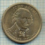 6942 MONEDA- S.U.A. -PRESED. JOHN ADAMS -1 DOLLAR - 2007 D -starea care se vede, Europa