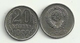 RUSIA URSS 20 COPEICI KOPEICI KOPEEK 1982 [1] XF , livrare in cartonas