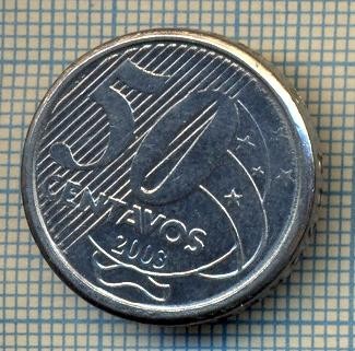 6932 MONEDA- BRAZILIA - 50 CENTAVOS - 2003 -starea care se vede foto