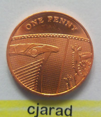 Moneda 1 Penny - ANGLIA 2009 *cod 2216 --- UNC foto