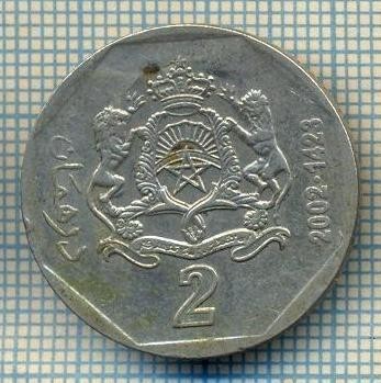 6926 MONEDA- MAROC - 2 DIRHAMS - 2002 -starea care se vede