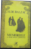 Volum - Carti - 1003 - MEMORIILE A DOUA TINERE CASATORITE - H. de Balzac ( A4 ), 1977