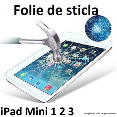 FOLIE de STICLA Apple iPad Mini 1/2/3 0.4mm tempered glass antisoc PROTECTIE foto
