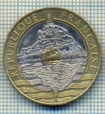 6913 MONEDA- FRANTA - 20 FRANCS - 1992 MONT ST. MICHEL -starea care se vede