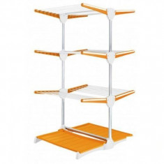 Suport vertical pentru intins rufe portocaliu cu alb Meliconi - Junior foto