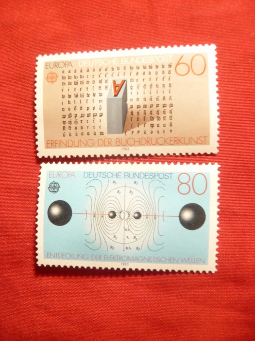 Serie Europa CEPT 1983 RFG , 2 val.