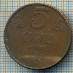 6968 MONEDA - NORVEGIA (NORGE) - 5 ORE - ANUL 1936 -starea care se vede