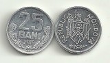 MOLDOVA 25 BANI 2015 UNC [1] livrare in cartonas