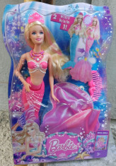 Papusa Barbie Printesa Perlelor - Sirena - noua in ambalajul original foto
