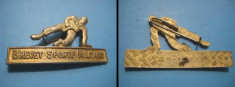 Insigna sportiva militara veche din bronz masiv perioada cca 1930, stare buna foto