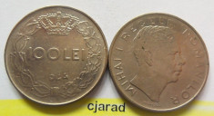 Lot/ Set Monede 100 Lei- Romania 1943 + 1944 CALITATE *cod 2260 foto