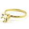 Inel Placat cu Aur 18k, model Solitaire, cod 679