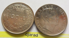 Lot/ Set Monede 100 Lei- Romania 1943 + 1944 *cod 2262 = CIRCULATE foto
