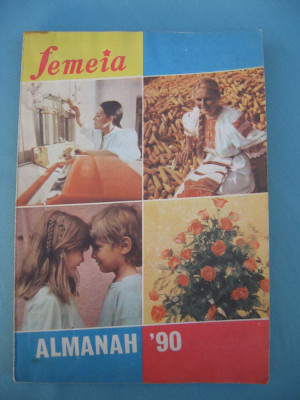 (C6423) ALMANAH FEMEIA 1990 foto