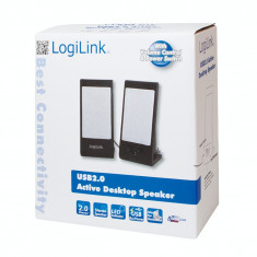 Boxe LogiLink SP0025, 2.0, 2 x 1.2 W, USB, negru foto