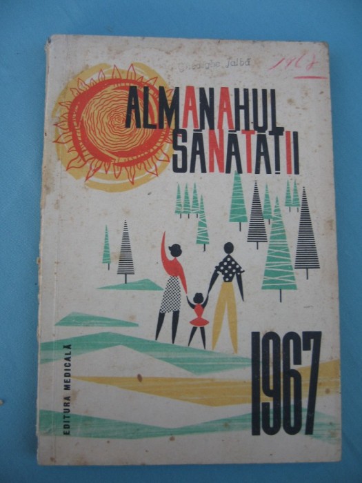 (C6428) ALMANAH SANATATII, (SANATATEA) 1967