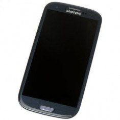Display cu touchscreen si rama Samsung I9300 Galaxy S3 Original Albastru foto