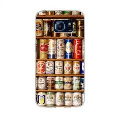 Husa Samsung Galaxy S6 G920 Slim Model Beer Cans foto