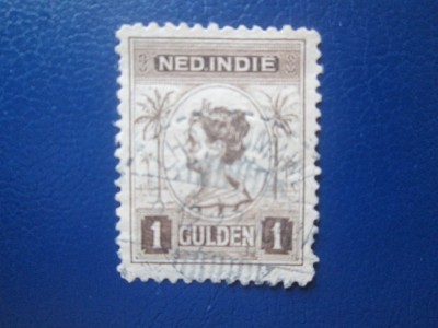 TIMBRE NED.INDIE COLONIE 1 GULDEN foto