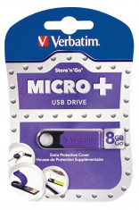 Verbatim USB 2.0 MICRO PLUS DRIVE 8GB VIOLET foto