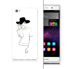 Husa Huawei Ascend P8 Lite Silicon Gel Tpu Model Women Draw V1 foto