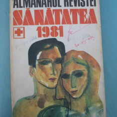 (C6429) ALMANAHUL REVISTEI SANATATEA 1981