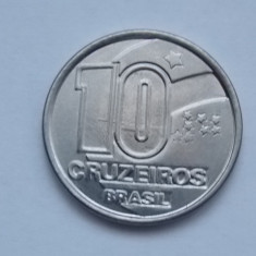 10 CRUZEIROS 1991 BRAZILIA XF