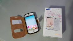 Vand Samsung Galaxy miniS3, alb, editie limitata - La Fleur foto