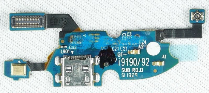 Banda cu conector incarcare Samsung i9190 Galaxy S4 mini originala