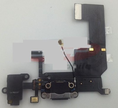 Banda incarcare iPhone 5c neagra Originala foto