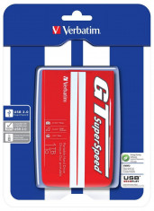 Verbatim HDD 2.5 1TB USB 3.0 GT SUPERSPEED RED/WHITE foto