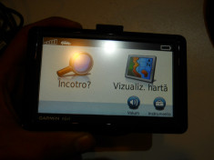 GPS Garmin Nuvi 1440 - Display Mare - Full Europa 215 Suport Original IMPECABIL foto