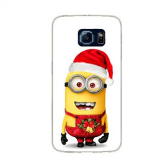 Husa Samsung Galaxy S6 G920 Slim Model Minion Christmas foto