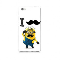 Husa Huawei Ascend P8 Lite Slim Model Minion Mustache foto