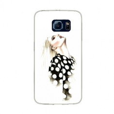 Husa Samsung Galaxy S6 G920 Slim Model Women Draw V2 foto