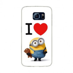 Husa Samsung Galaxy S6 G920 Slim Model I Love Minions foto