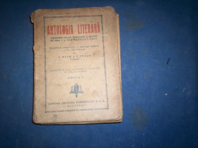 ANTOLOGIE LITERARA PRINCEPS!!!! foto