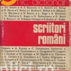 Scriitori romani - mic dictionar