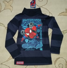 Nou! Bluza dungata Spiderman, C&amp;amp;A, baieti 7 ani/ 122 cm foto