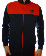 Trening Adidas - trening rosu negru - trening slim fit - CALITATE GARANTATA foto