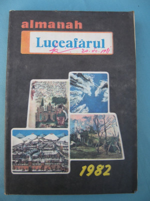 (C6435) ALMANAH LUCEAFARUL 1982 foto