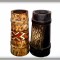 Lot 2 canite - miniaturi din lemn pictat, cu motive romanesti - interbelice