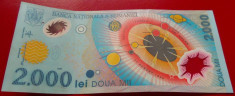 Bancnota 2000 lei - Romania 1999 eclipsa foto