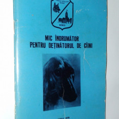 Mic indrumator pentru detinatorul de caini - Sibiu 1978 -