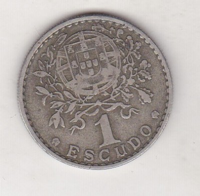 bnk mnd Portugalia 1 escudo 1952 foto