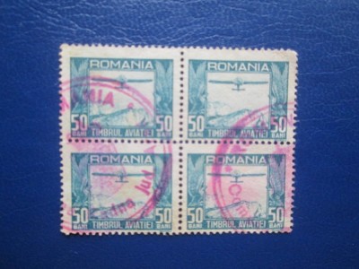 TIMBRE ROMANIA BLOC NEUZAT STAMPILAT foto