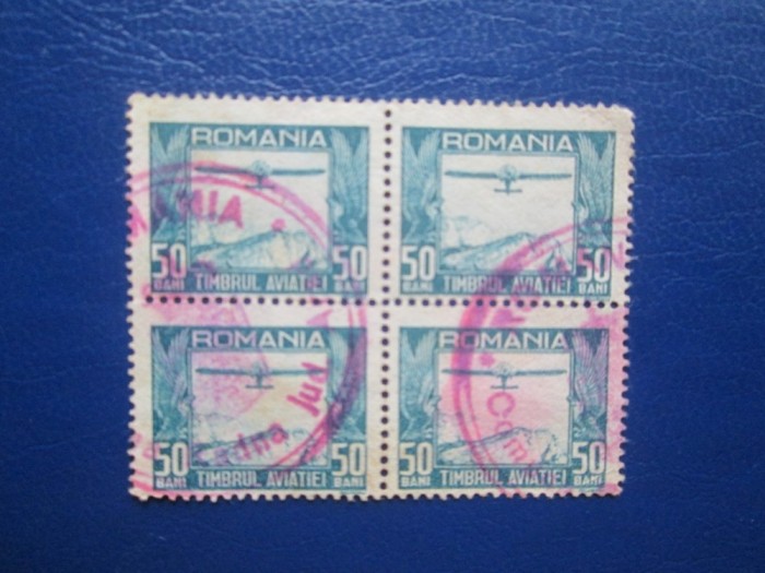 TIMBRE ROMANIA BLOC NEUZAT STAMPILAT
