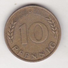 bnk mnd Germania 10 pfennig 1949 D
